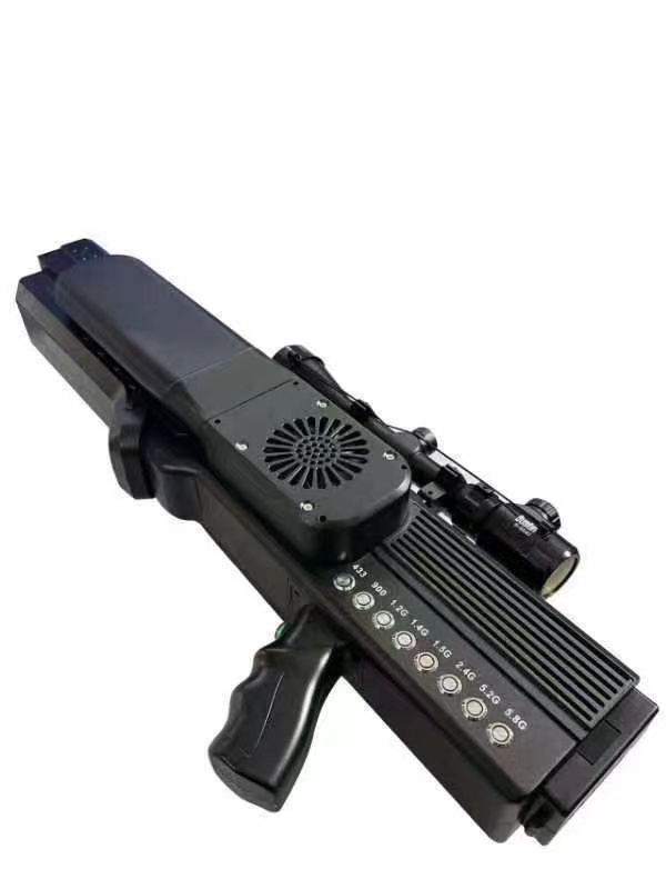  红安手持便携式枪型低空防御反制八通道